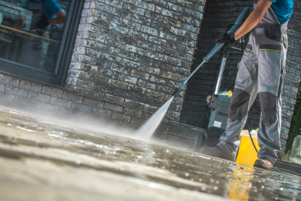 Commercial pressure washing